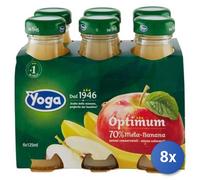 8x Bundle Yoga Succo Mela Banana Ml 125X6 Vetro