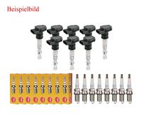 8x Carne & E Doria Bobina Accensione + 8x NGK Candela per Audi A5 8T3 S5 Quattro