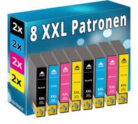 8X CARTUCCE INK PER EPSON Stylus SX420W SX425W SX435W SX440W BX305F Set