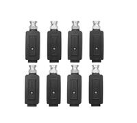 8x CCTV Camera Coax BNC RJ45 UTP Cat5 Attivo Ricetrasmettitore Video del Balun Coppia
