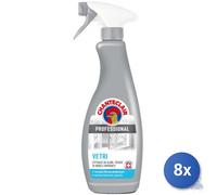 8x Chanteclair Detergente Vetri Multiuso Professional Ml 700