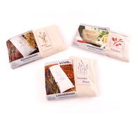 8x Cuscino di Grano con Noccioli Ciliegia Lavanda 100% Cotone Termico