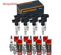 8x Denckermann Bobina Accensione + Champion Candela per Mercedes-Benz Dv R171