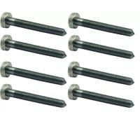 8x DIAMOND STONE COMÒ 0,50 CT SEDE VALVOLA SMERIGLIATRICE STONE DRESSER 3/8" UNF