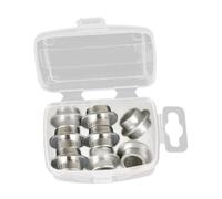 8X distanziali per Cuscinetti per Assi di Pattini in Linea, distanziali per boccole, Portatili, in Lega di Alluminio da 8 mm, Parti Lisce per attività, Argento