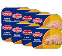 8X Donzela Tonno all'Olio di Semi di Girasole Confezione da 6 Scatolette per 80g
