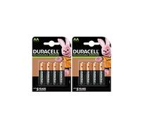 8X Duracell AA Ricaricabile 2500 mAh (2 Blister Da 4 Batterie) 8 Pile Stilo Ricaricabili