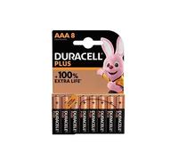 8X Duracell AAA Plus (1 Blister Da 8 Batterie) 8 Pile Mini Stilo (LR03/MN2400)