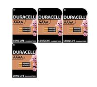 8X Duracell AAAA Alcalina (4 Blister Da 2 Batterie) 8 Pile