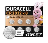 8X Duracell Cr 2032 Lithium (2 Blister Da 4 Batterie) 8 Pile