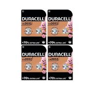 8X Duracell Cr 2032 Lithium (4 Blister Da 2 Batterie) 8 Pile