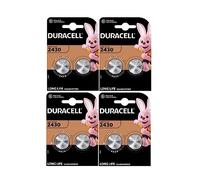 8X Duracell CR 2430 (4 Blister Da 2 Batterie) 8 Pile (CR2430)