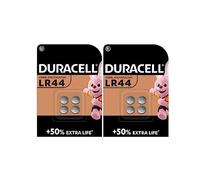 8X Duracell LR44 (2 Blister Da 4 batterie) 8 Pile (A76/V13GA/76A)