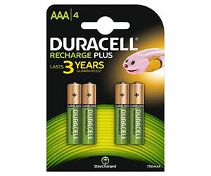 8x Duracell Plus AAA Triple A 750mAh Rechargeable Battery Batteries 81364750