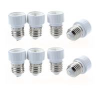 8X E27 A Presa Base Convertitore Adattatore Si Adatta Lampa4556