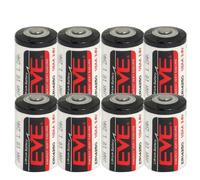 8x EVE ER14250 1/2 AA Batteria Litio 3.6V Li-SOCl2 Li-SOCl2 Lunga Durata