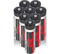 8x EVE ER14505 AA Litio-Tionilcloruro 3,6V 2400mAh Batteria