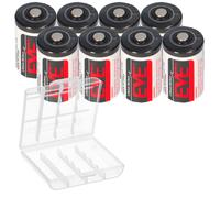 8X EVE Litio 3,6V Batteria ER14250 1/2 AA ER 14250 + Scatola