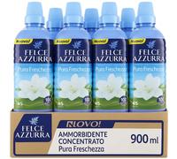 8X Felce Azzurra Ammorbidente 900Ml Pura Freschezza 45 Lavaggi Profumo