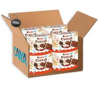 8X Ferrero Kinder Cereali Tavoletta di Cereali Ricoperta di Cioccolato al Latte 9 Monoporzioni 211,5g [CAIYA® BOX da 8 Confezioni]