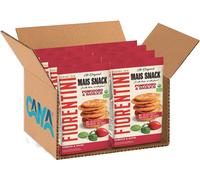 8X Fiorentini Mais Snack Pomodoro e Basilico 50g Senza Glutine Non Fritto Vegan