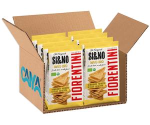 8X Fiorentini SI&NO Mais Mini Gallette al Sale Marino Senza Glutine 90g