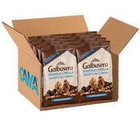 8X Galbusera Cereali-G Granola e Frolla con Pezzi di Cioccolato, Biscotti ai 5 Cereali con Cioccolato Fondente, Frollini Croccanti Ricchi di Fibre per Colazione e Snack 300g