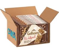8X Galbusera Cracker Più Integrali con Semi di Sesamo, Papavero, Chia e Chicchi di Segale, Ricchi di Fibre, 380g