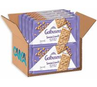 8X Galbusera Cracker Senza Lieviti con Farine di Mais e Orzo Croccanti e Leggeri 300g