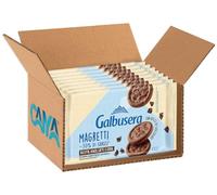8X Galbusera Magretti Biscotti Frollini con Cacao e Gocce di Cioccolato Senza Latte e Uova 260g