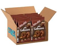 8X Galbusera Riso su Riso Biscotti con Riso, Cioccolato e Cacao Ideali per Colazione e Pausa Dolce 290g