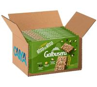 8X Galbusera Riso su Riso Crackers Integrali Croccanti Snack Salato 380g