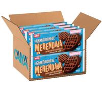 8X Granturchese La Merenda al Cacao e Gocce di Cioccolato 240g Senza Lattosio - Snack Dolce Morbido con Cacao e Cioccolato, Senza Olio di Palma, Ideale per Colazione e Merenda