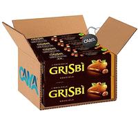 8X Grisbi L'Originale Biscotti Frolle Croccante Ripiene di Crema alle Nocciole 135g [CAIYA® BOX da 8 Confezioni]