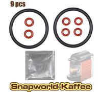 8x Guarnizione per nespresso Delonghi Krups Pixie Inissia EN80 Essenza Mini +