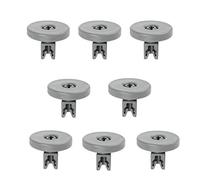 8X Guida a rulli inferiore universale da 40 mm e asse a clip Compatibile con Zanussi 50269757006 50286965004 50286964007 50269971003 50269921008 50269757006 50286965004 50286964007
