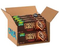 8X Gullon Choco Tablet Biscotti Croccanti Ricoperti con Strato di Cioccolato Fondente 150g [CAIYA® BOX da 8 Confezioni]