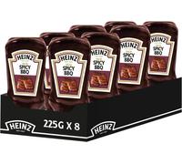 8x Heinz Salsa Spicy BBQ Barbecue Ricca e Piccante 8x265 g