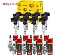 8x Hella Bobina Accensione + Candela Champion Spark per BMW 3er Touring F31