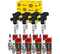8x Hella Bobina Accensione + Champion Candela di per Audi Tt 8N3 1.8 T VW Golf