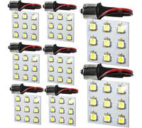8x HQRP BA15s Singolo Contatto LED Lampadina Per #1141 #1156 Car Rv Interno Luce