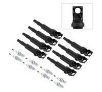8X Ignition Coil +Spark Plugs UF592 Per BMW 550 650 750i X5 X6 4.4L L3