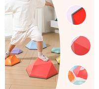 8x Kids Balance Bilancing Stepping Stones Corso a ostacoli per bambini