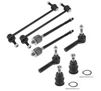 8x kit sospensione anteriore estremità tirante barra anteriore per Dodge Caravan