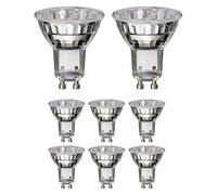 8x lampadina LED GU10 PAR16 bianco caldo (3000 K) 2,4 W 227lm 119
