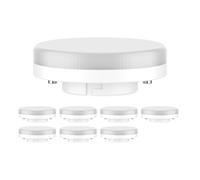 8x lampadine GX53 LED bianco caldo (2700 K) 6,3 W 541lm 3-step dimmer opaco [EEK: F]