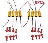 8X LED Indicator Ballast Load Resistor Flash Rate Relay Turn Signal Bulbs 50W 6Ω