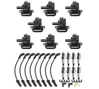 8X lgnition Coil +Spark Plug +Wire D580 UF192 Per Chevrolet Camaro LL3 98-02 Y1