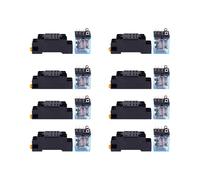 8X LY2NJ HH62P-L JQX-13F 220V AC Bobina DPDT Rele' di Potere 8 Pin con PTF08A Socket
