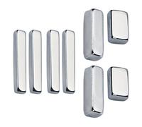 8x Magneti Per Smalto Per Unghie, Magnete Per Occhi Di Gatto, Calamita Per Unghie In Gel Cat-eye, Set Di Strumenti Magnetici Per Nail, Forte Assorbenza, Quadrato, Unghie Acriliche A Casa Nel